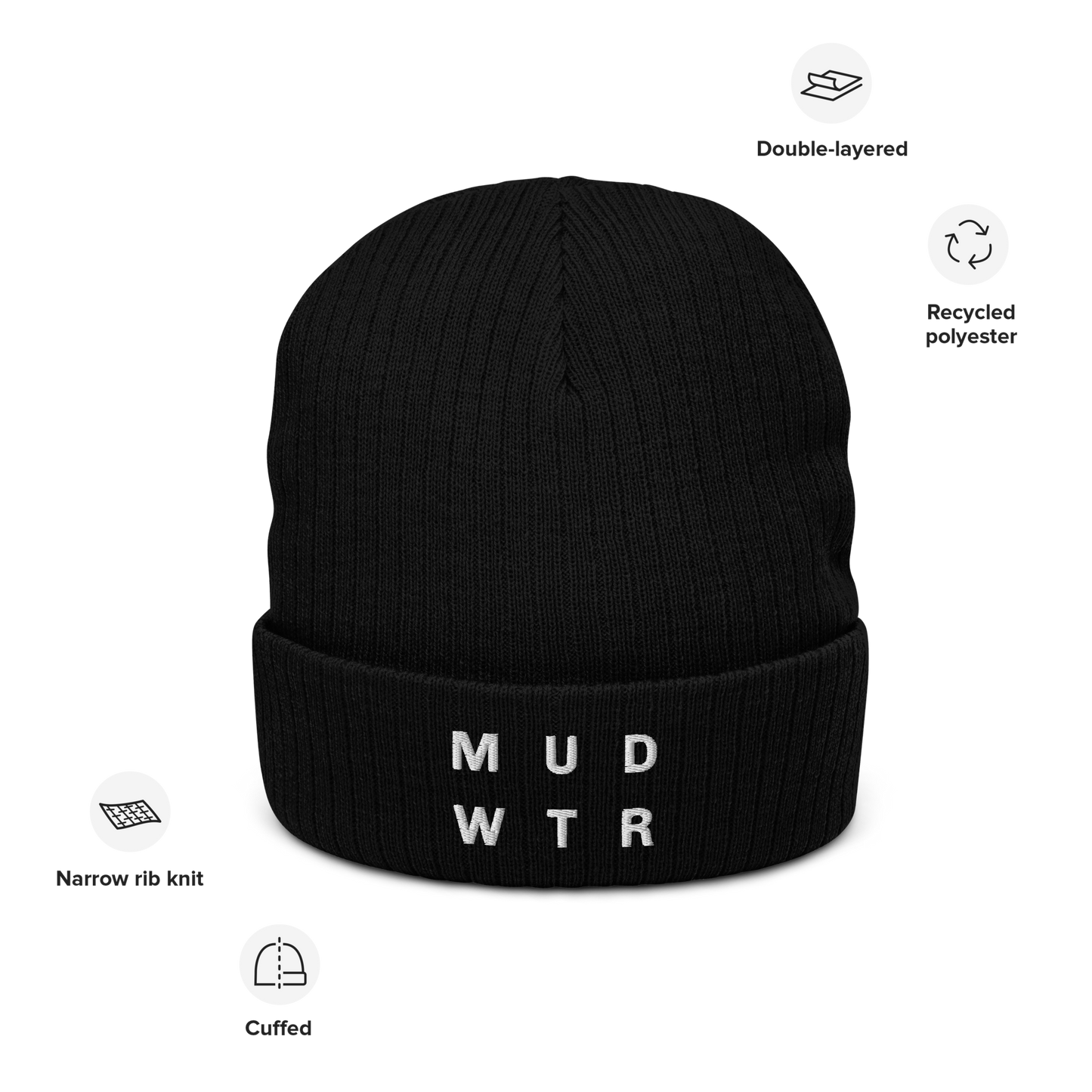 mud-wtr-beanie-y4 ribbed-knit-beanie-black-front-6478f6ebb8db4.png