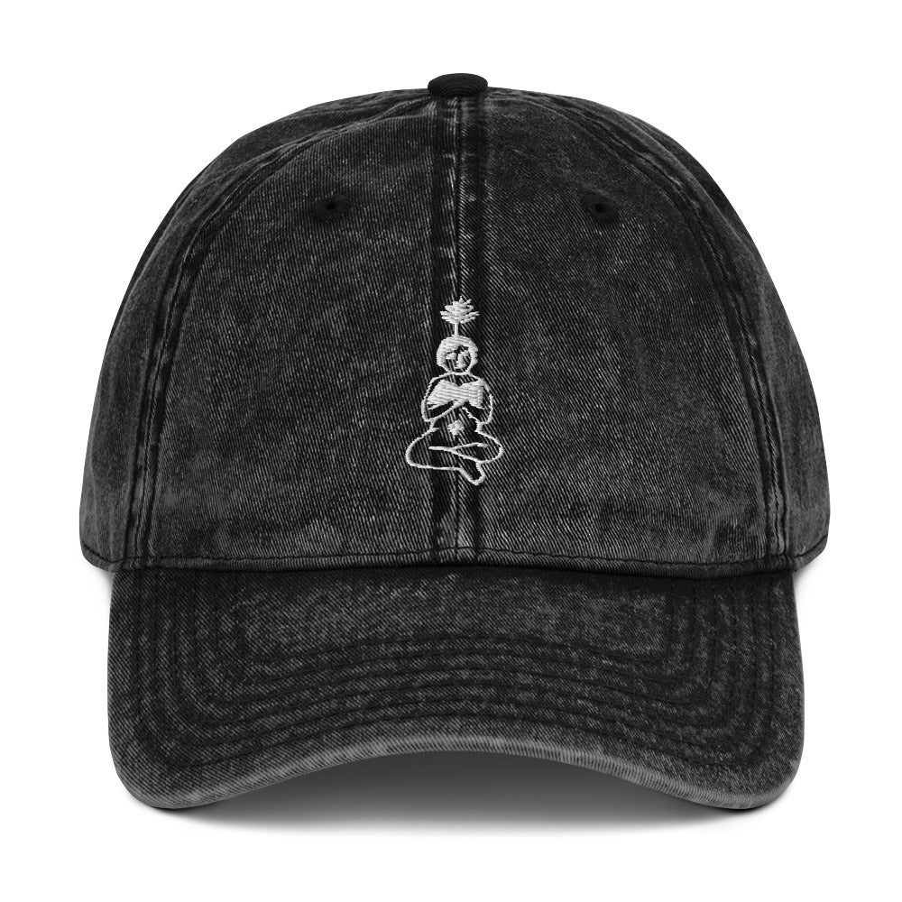 unlearn-relearn-vintage-cotton-cap-l7 vintage-cap-black-front-647546e2e4417.jpg