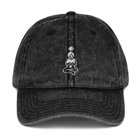 unlearn-relearn-vintage-cotton-cap-l7 vintage-cap-black-front-647546e2e4417.jpg